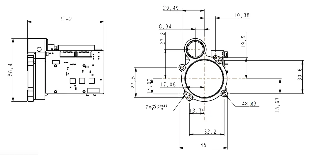 7km Eye Safe Laser Rangefinder Module Lrf 7km Eye Safe Laser Rangefinder Module Lrf